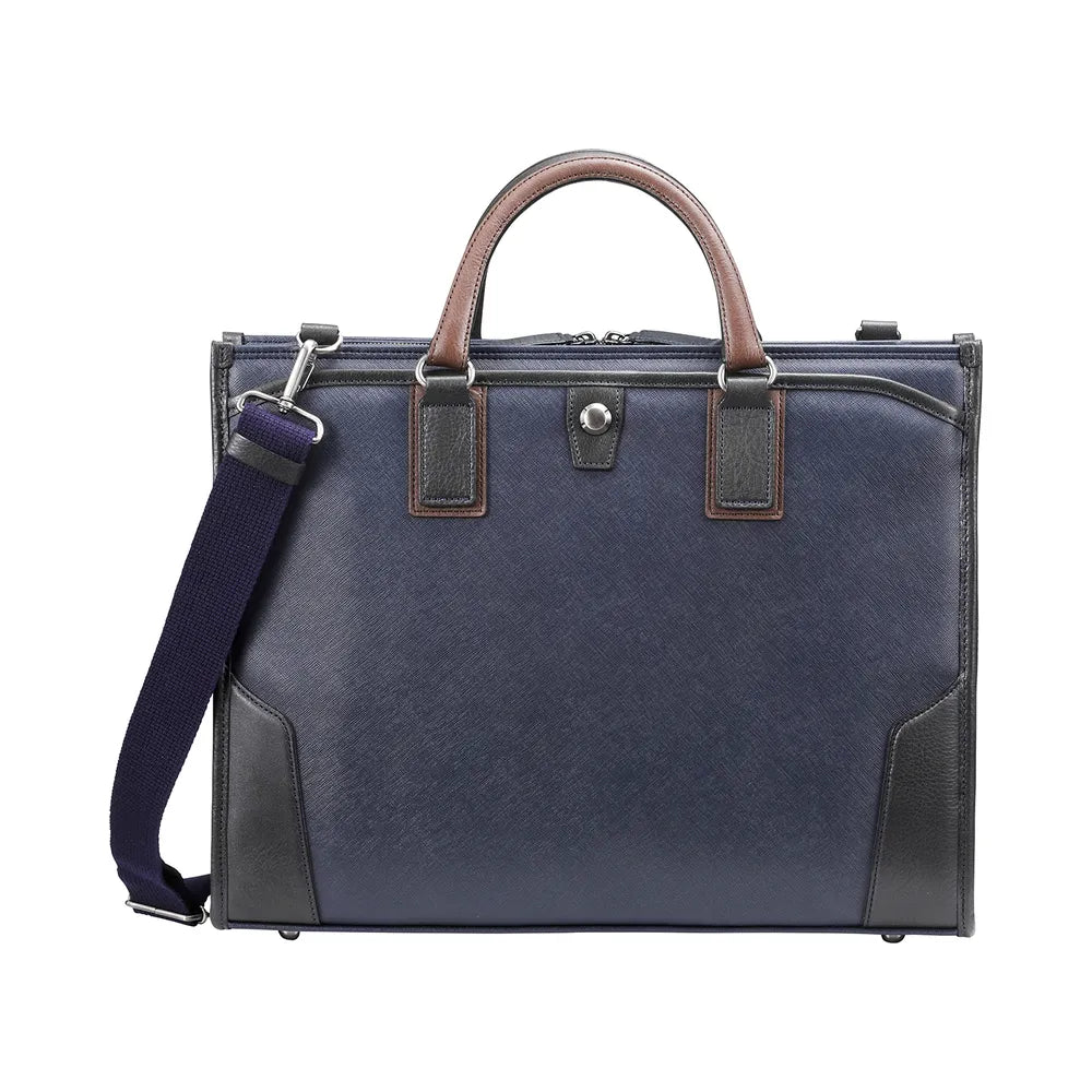 craftsmanship Saffiano 3Directionブリーフ【豊岡鞄】