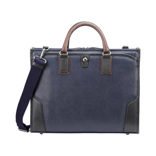 craftsmanship　Saffiano 3Directionブリーフ【豊岡鞄】