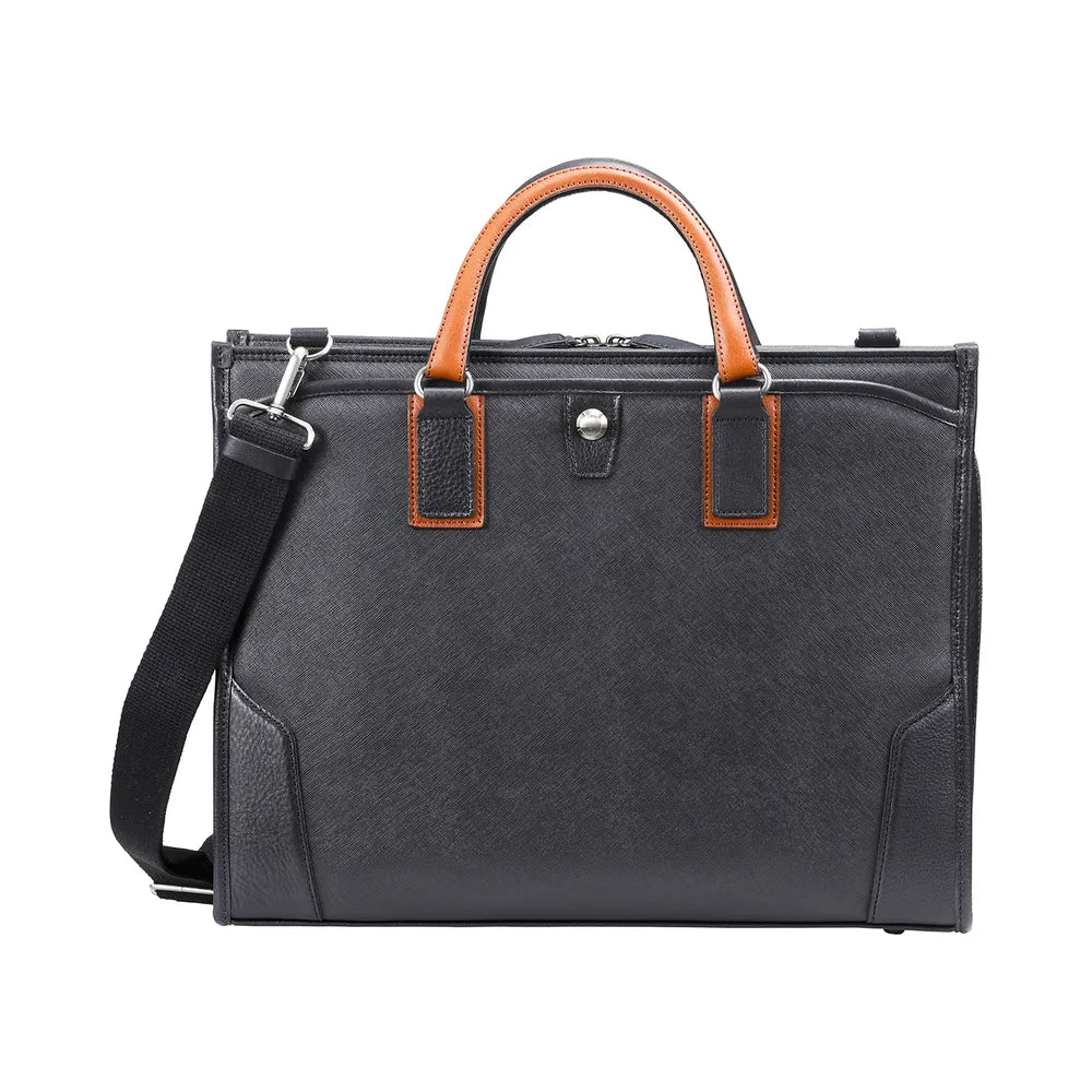 craftsmanship　Saffiano 3Directionブリーフ【豊岡鞄】