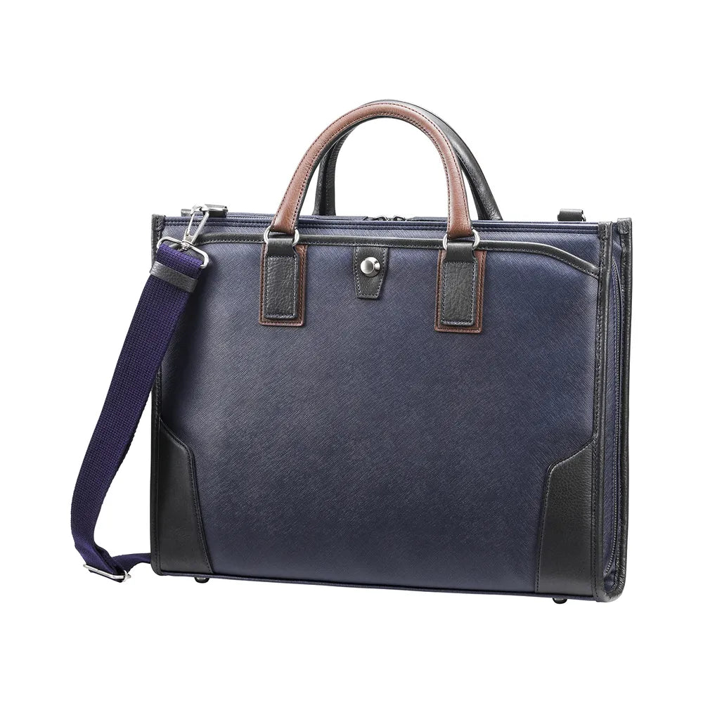 craftsmanship　Saffiano 3Directionブリーフ【豊岡鞄】