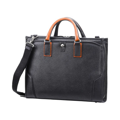 craftsmanship　Saffiano 3Directionブリーフ【豊岡鞄】