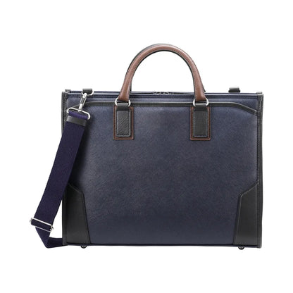 craftsmanship　Saffiano 3Directionブリーフ【豊岡鞄】