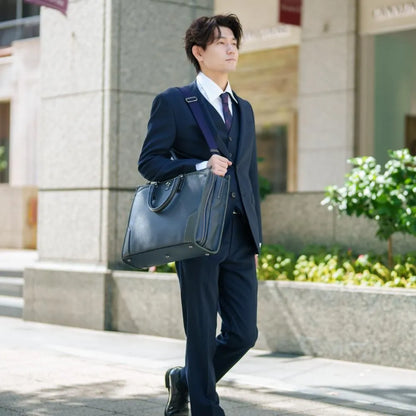 craftsmanship　Saffiano 2Roomブリーフ【豊岡鞄】