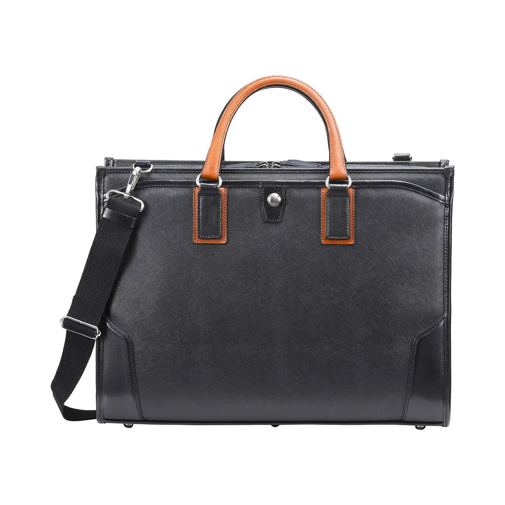 craftsmanship　Saffiano 2Roomブリーフ【豊岡鞄】