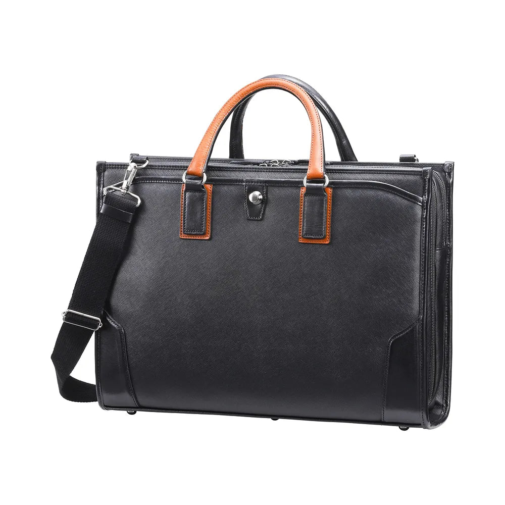 craftsmanship　Saffiano 2Roomブリーフ【豊岡鞄】