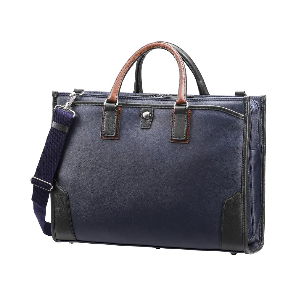 craftsmanship　Saffiano 2Roomブリーフ【豊岡鞄】