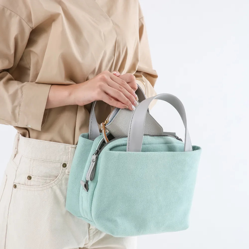 TUTUMU スエード tre tote【豊岡鞄】