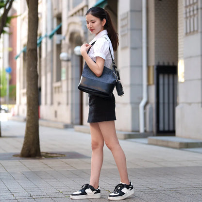 anti-mode style QUILT Tote【豊岡鞄】