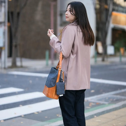 anti-mode style QUILT Tote【豊岡鞄】