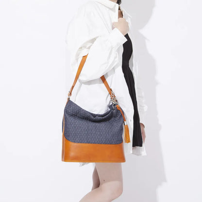 anti-mode style QUILT Tote【豊岡鞄】