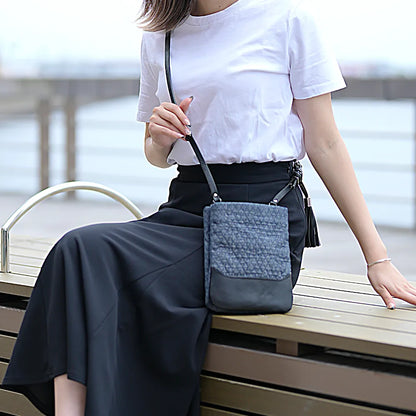 anti-mode style QUILT Pochette【豊岡鞄】