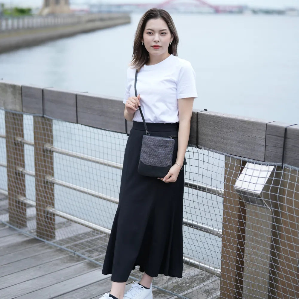 anti-mode style QUILT Pochette【豊岡鞄】