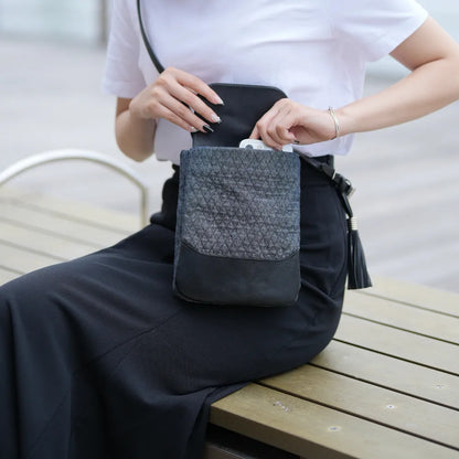 anti-mode style QUILT Pochette【豊岡鞄】