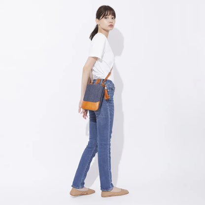 anti-mode style QUILT Pochette【豊岡鞄】