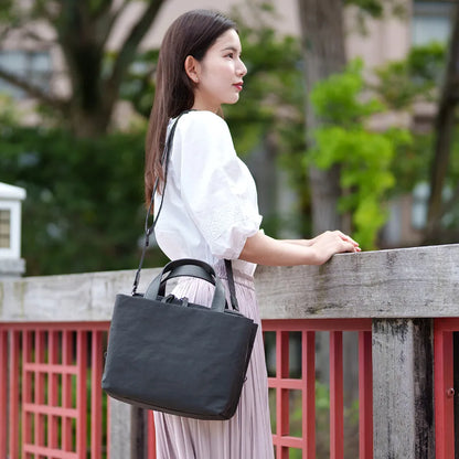 TUTUMU tre boston bag【豊岡鞄】