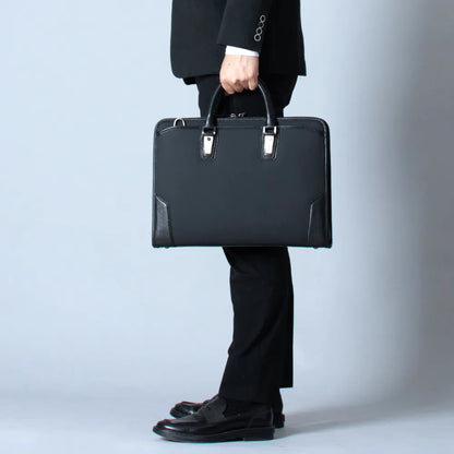 HLSS Briefcase Leather Handle【豊岡鞄】
