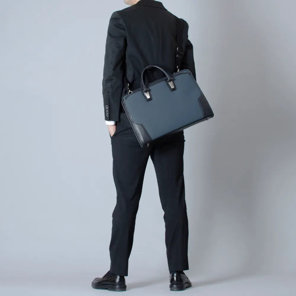 HLSS Briefcase Leather Handle【豊岡鞄】