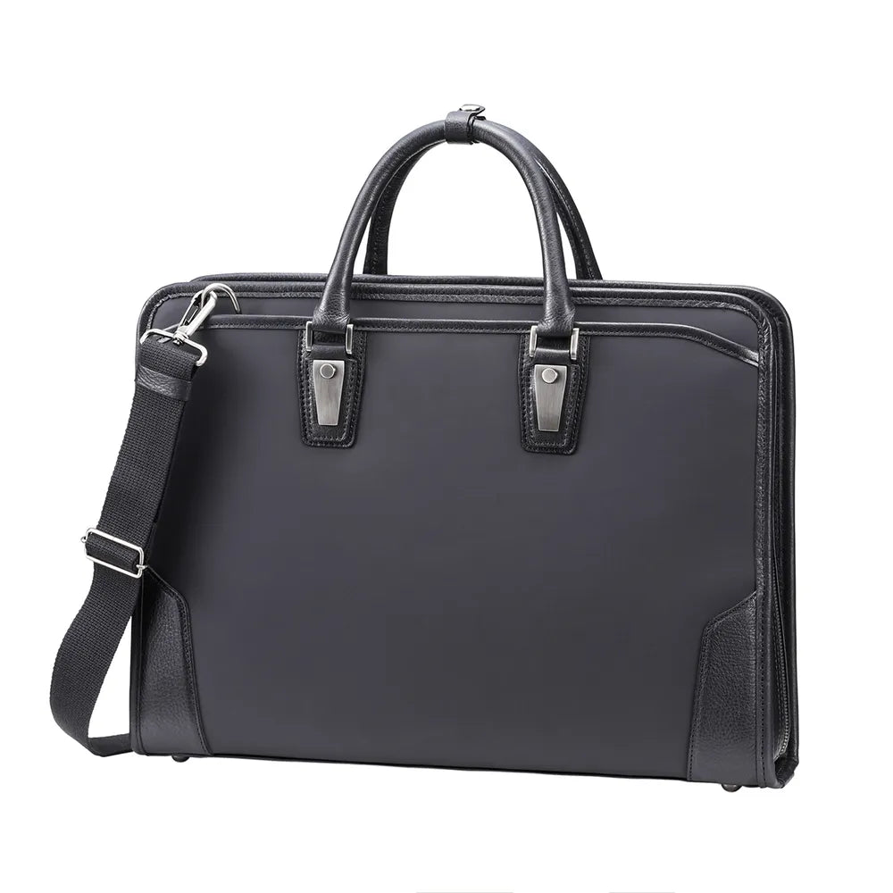 HLSS Briefcase Leather Handle【豊岡鞄】