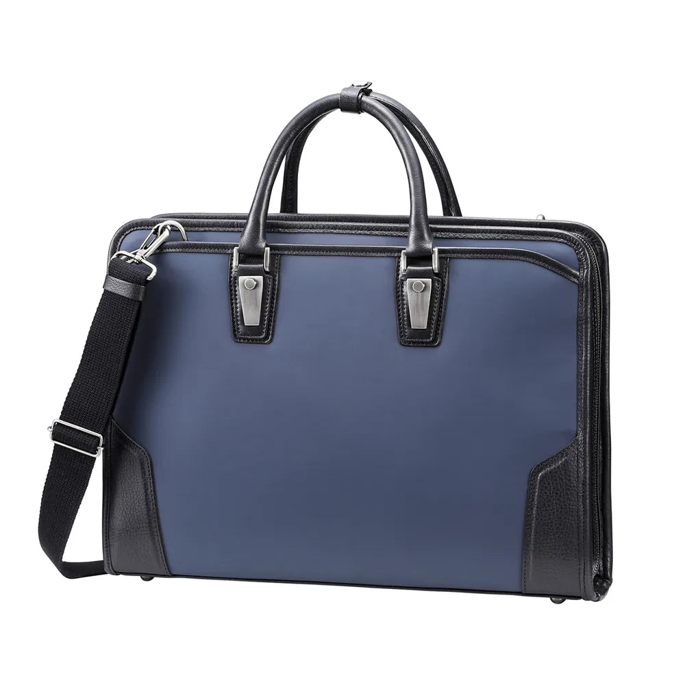 HLSS Briefcase Leather Handle【豊岡鞄】