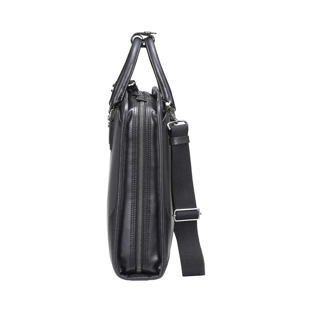 HLSS Briefcase Leather Handle【豊岡鞄】