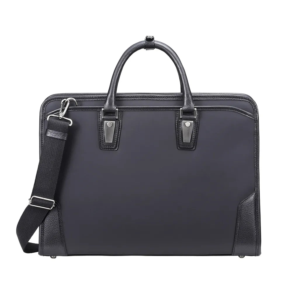 HLSS Briefcase Leather Handle【豊岡鞄】