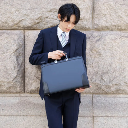 HLSS Briefcase Resin Handle【豊岡鞄】