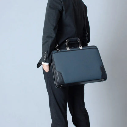 HLSS Briefcase Resin Handle【豊岡鞄】