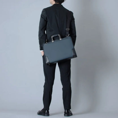 HLSS Briefcase Resin Handle【豊岡鞄】
