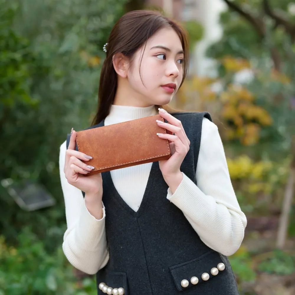 Haaki Leather Pueblo Long Wallet【豊岡財布】