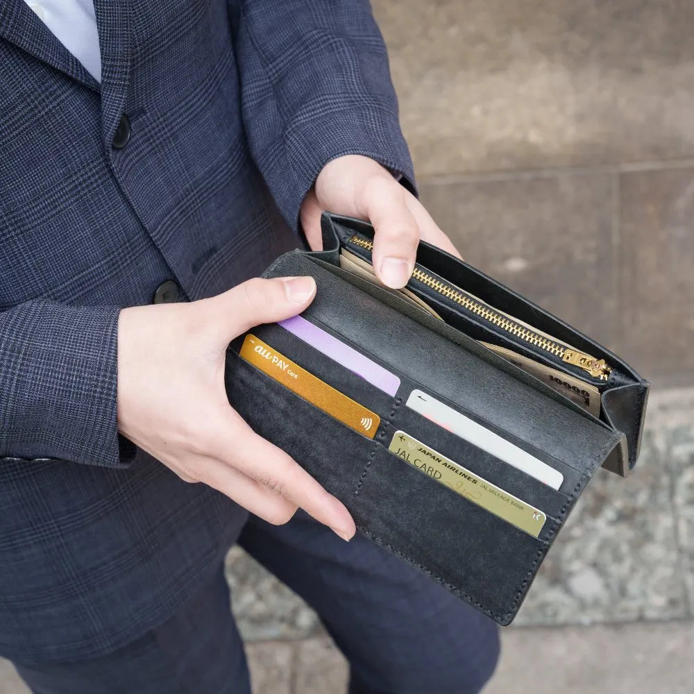 Haaki Leather Pueblo Long Wallet【豊岡財布】