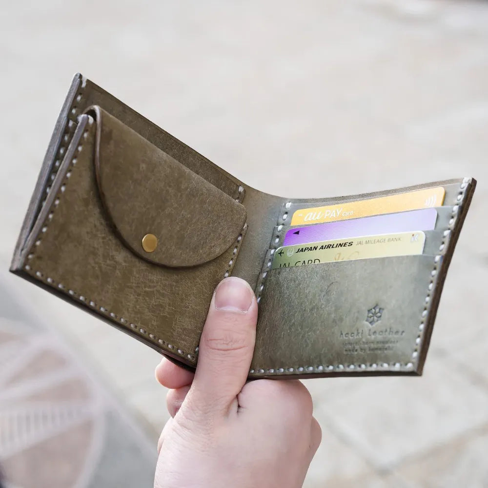 Haaki Leather Pueblo Bifold Wallet【豊岡財布】