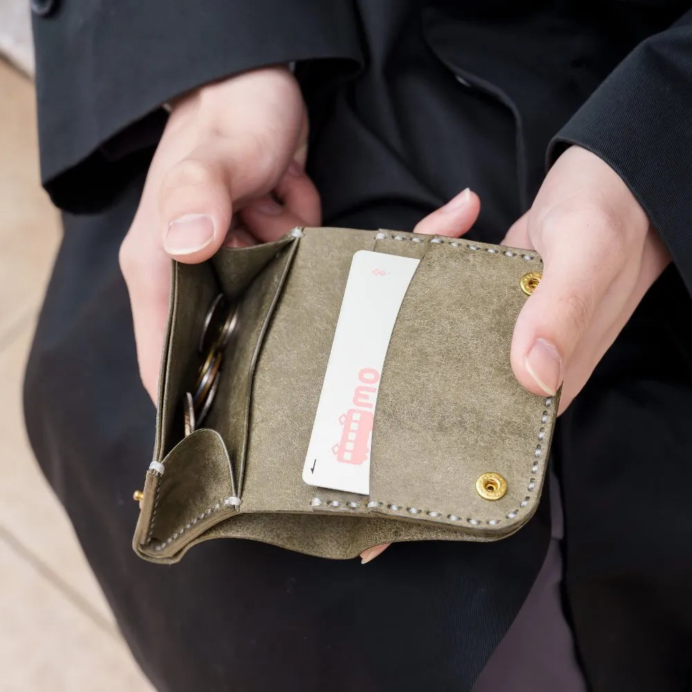 Haaki Leather Pueblo Mini Wallet【豊岡財布】