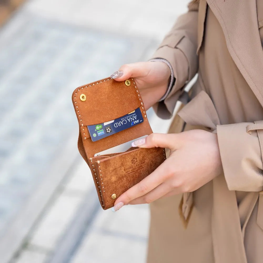 Haaki Leather Pueblo Mini Wallet【豊岡財布】