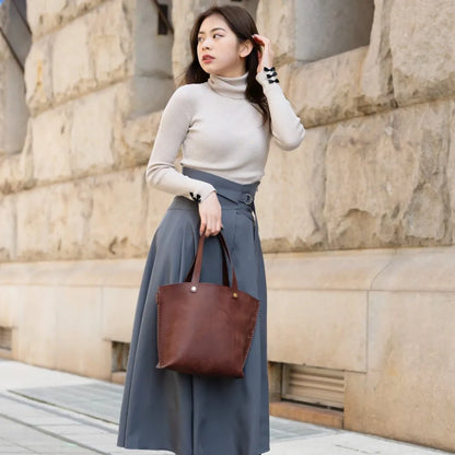 haaki Leather Pueblo Tote Bag【豊岡鞄】