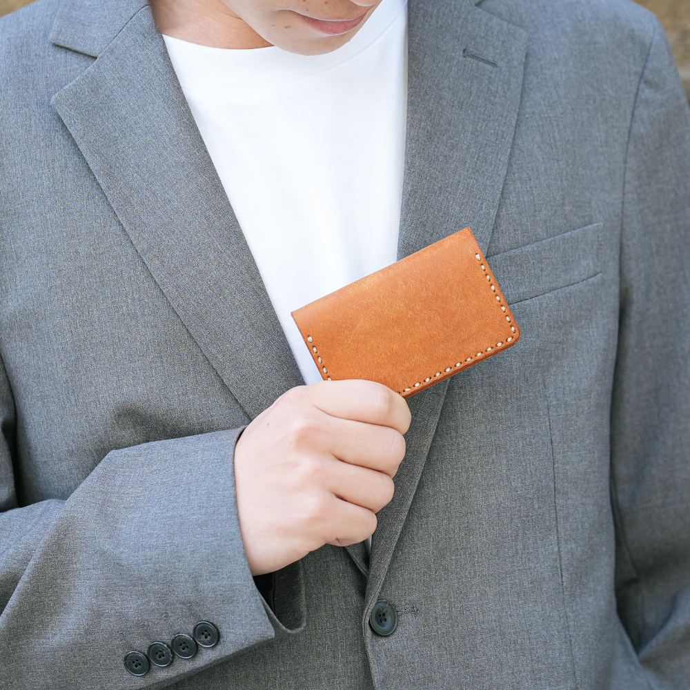 haaki Leather Pueblo Card Case【豊岡財布】
