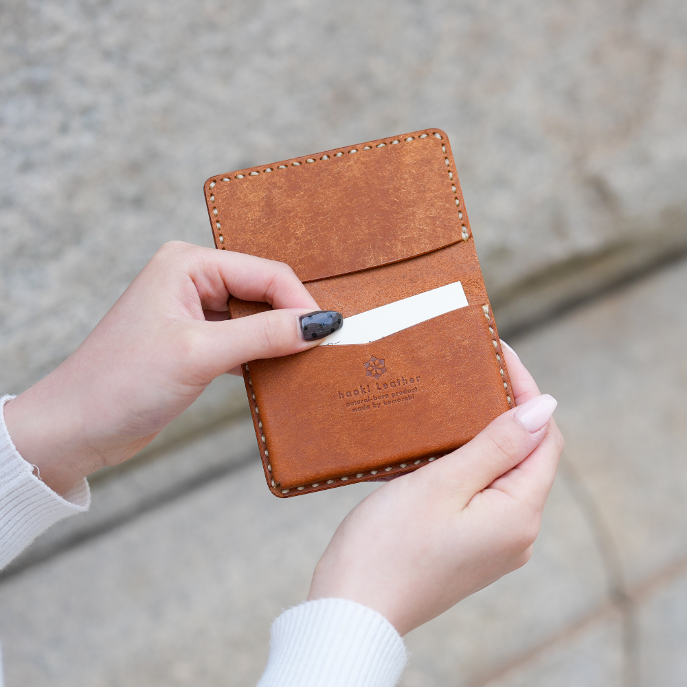 haaki Leather Pueblo Card Case【豊岡財布】