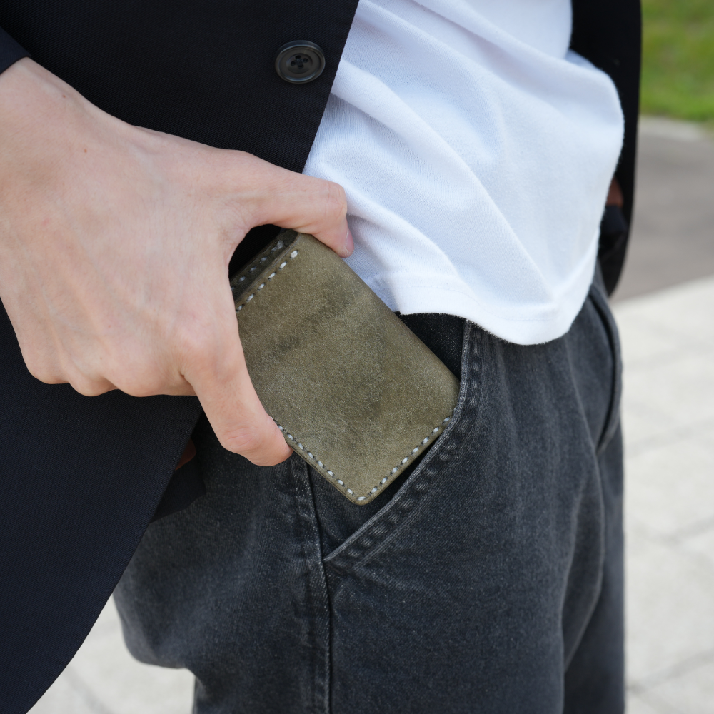 haaki Leather Pueblo Card Case【豊岡財布】
