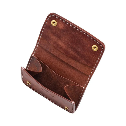 haaki Leather Veined Wave Coin Purse【豊岡財布】