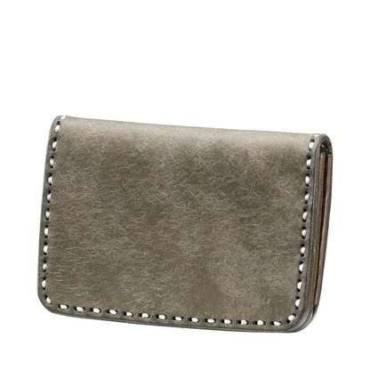 haaki Leather Veined Wave Coin Purse【豊岡財布】