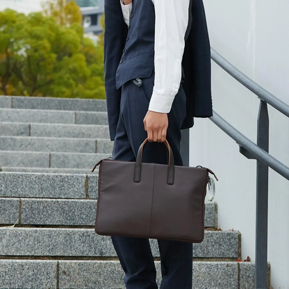 L.E.D BITES HORSE Brief Case【豊岡鞄】