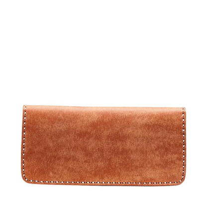 haaki Leather Veined Wave Long Wallet【豊岡財布】