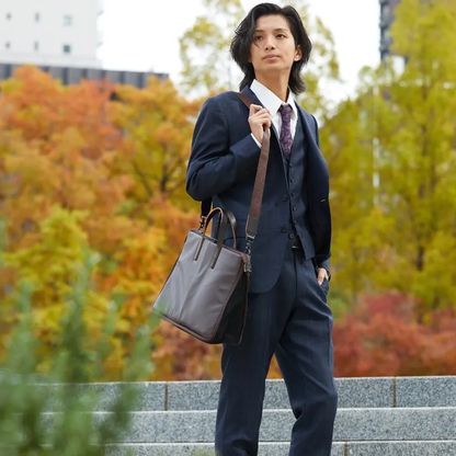 L.E.D BITES HORSE Brief Case【豊岡鞄】