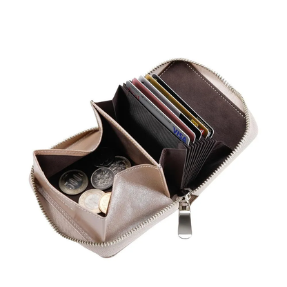 anti-mode style Shimmer Chic Compact Wallet【豊岡財布】