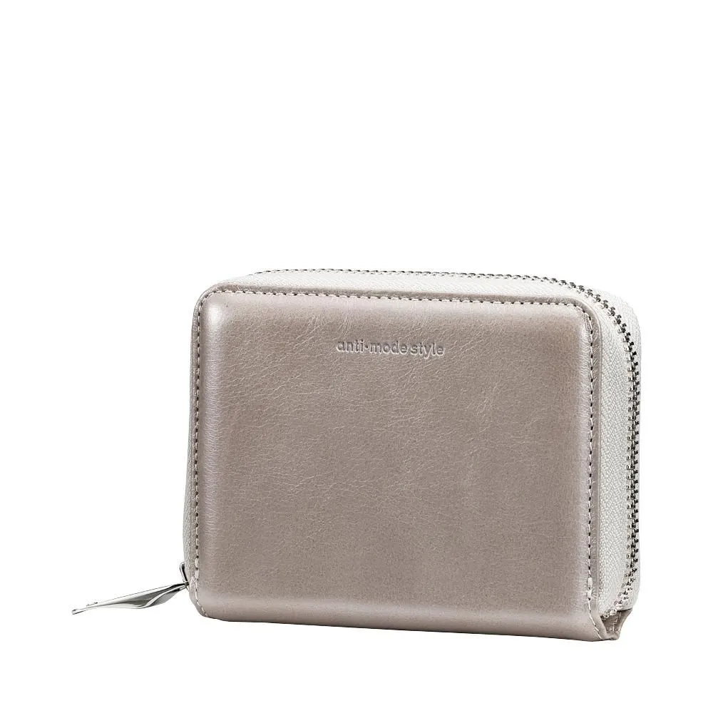 anti-mode style Shimmer Chic Compact Wallet【豊岡財布】