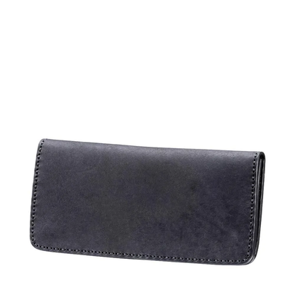haaki Leather Veined Wave Long Wallet【豊岡財布】
