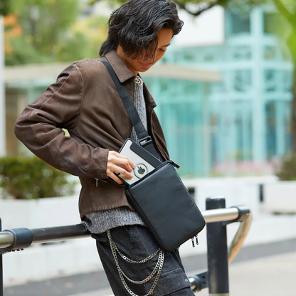 L.E.D BITES HORSE Shoulder Bag【豊岡鞄】