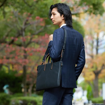 L.E.D BITES HORSE Brief Case【豊岡鞄】