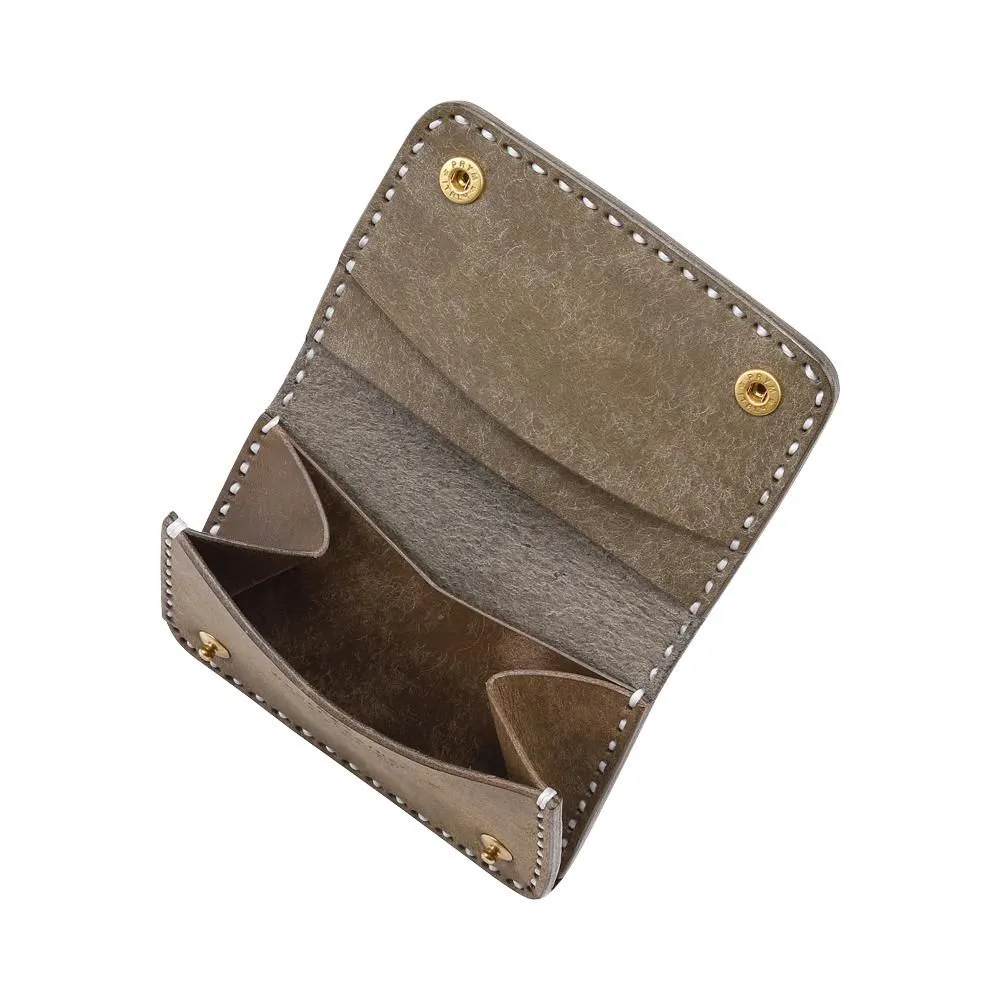 haaki Leather Veined Wave Coin Purse【豊岡財布】