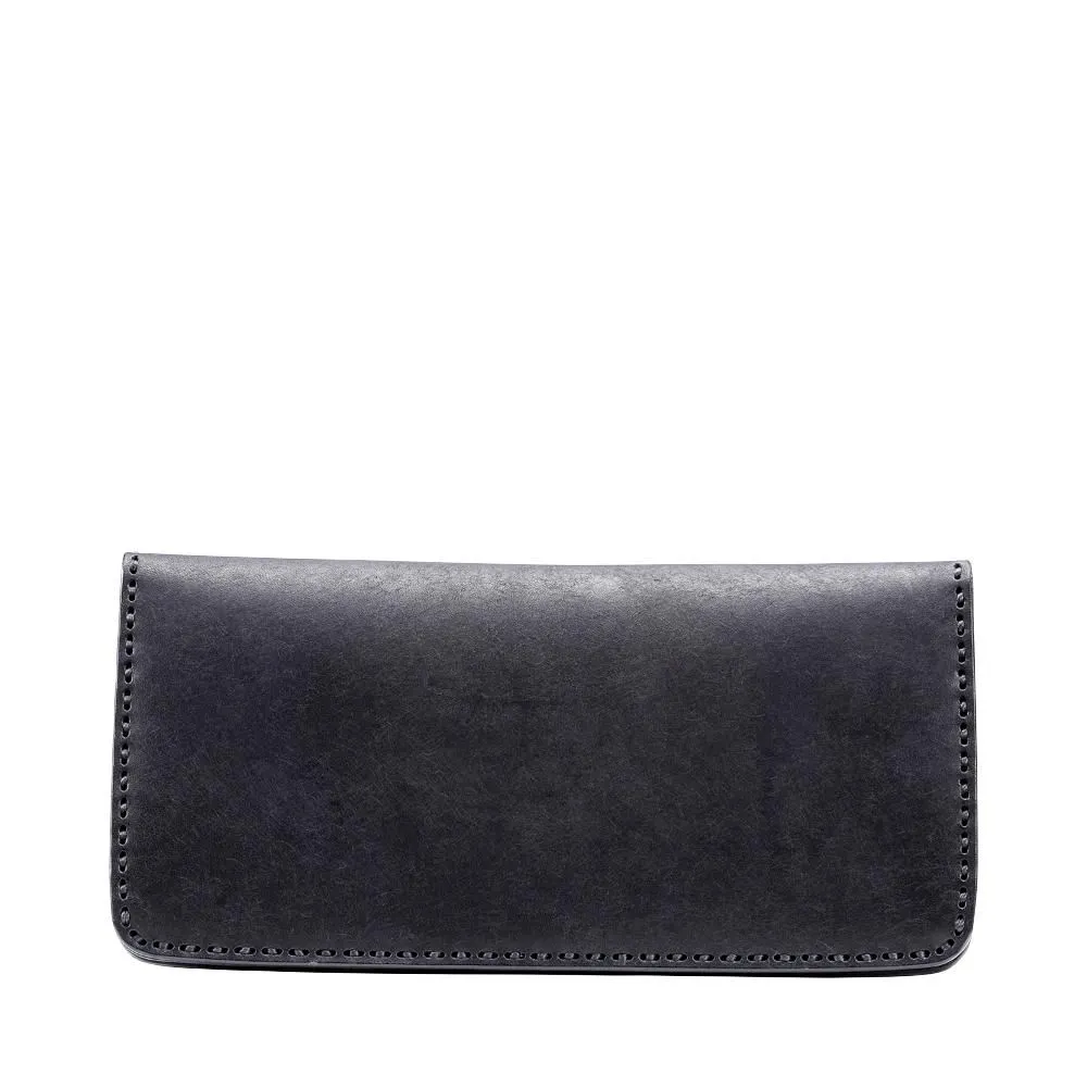 haaki Leather Veined Wave Long Wallet【豊岡財布】